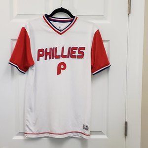 Phillies short sleeve shirt, True Fan, Genuine Merchandise, Size Med